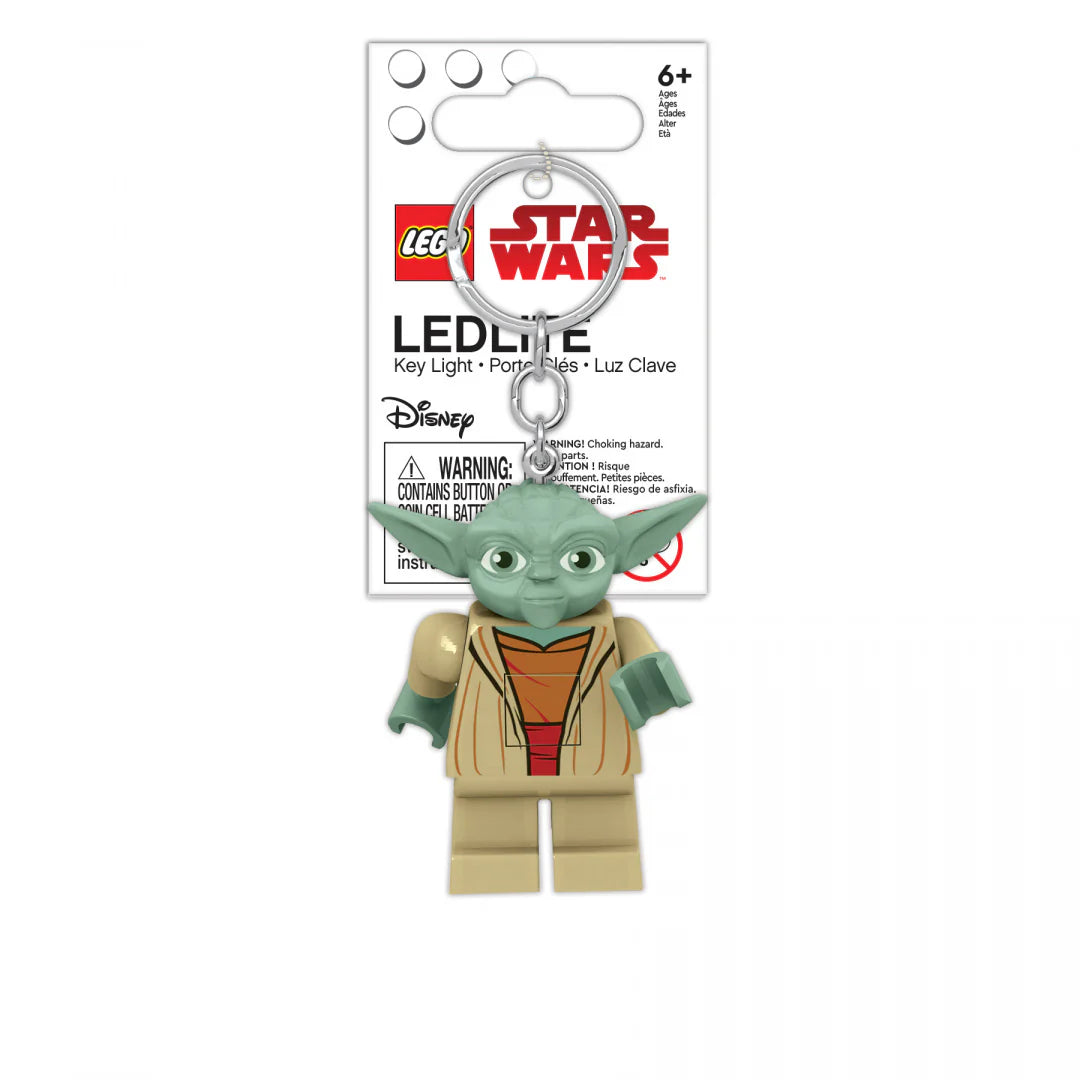 Llavero con linterna LEGO® – Yoda Star Wars™.