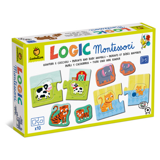 Logic Montessori - Familias Puzzle Ludattica