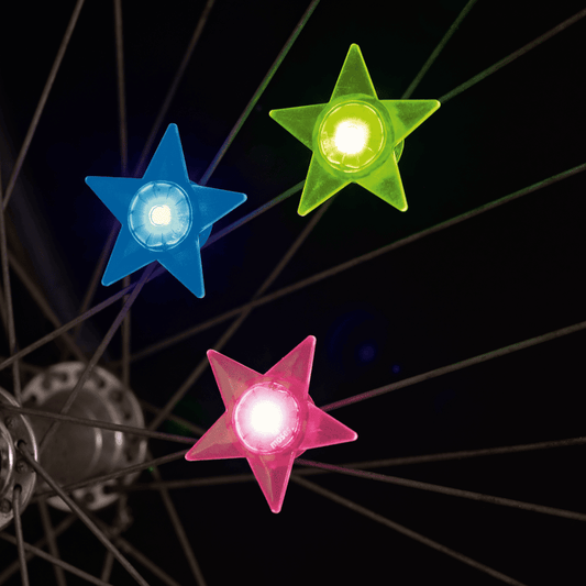 Adornos Radios Bici con LED (colores surtidos) - Moses