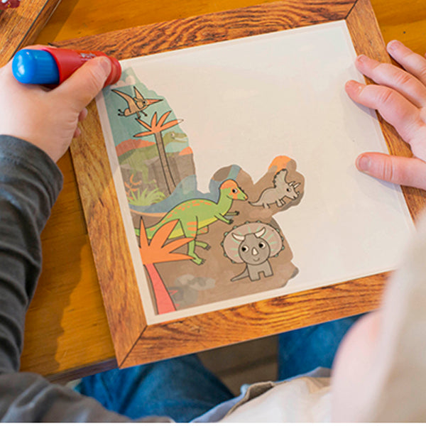 Libro mágico Painting World Tiger Tribe - Dinosaurs