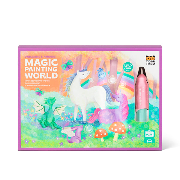 Libro mágico Painting World Tiger Tribe - Unicorn & Friends