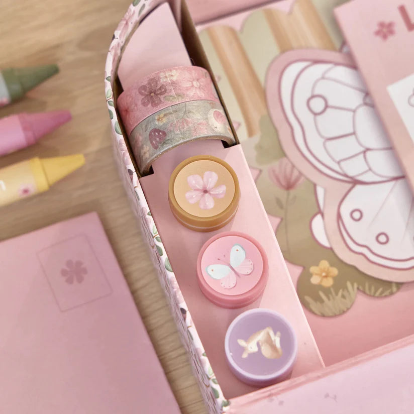 Maleta de creatividad Little Dutch - Rosa Fairy Garden