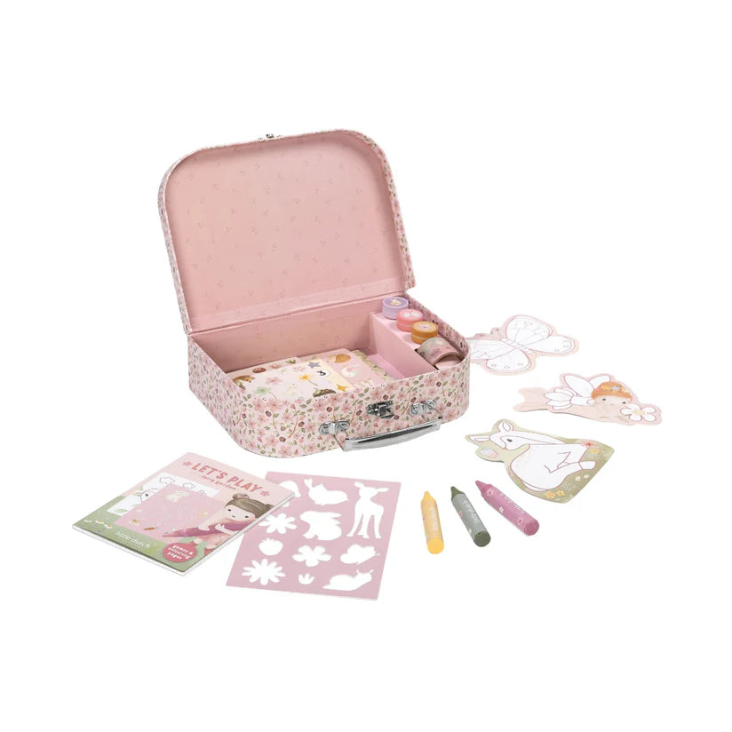 Maleta de creatividad Little Dutch - Rosa Fairy Garden
