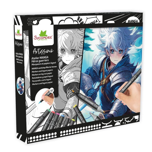 Caja creativa Manga Sycomore - Héros Guerriers