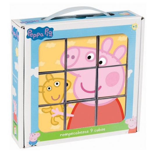 ROMPECABEZAS 9 CUBOS PEPPA PIG