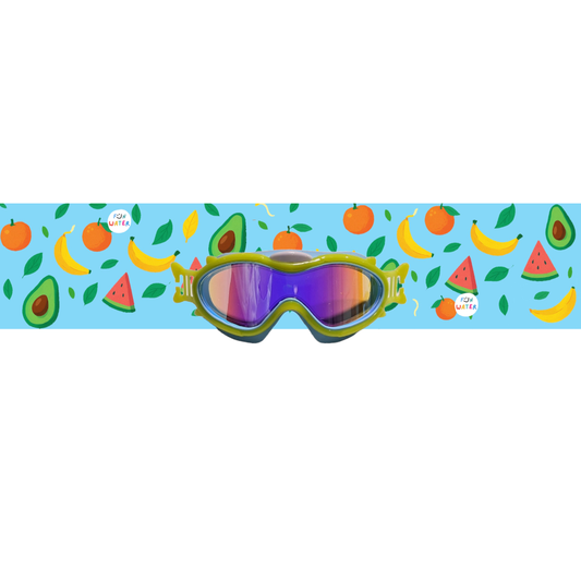 Gafas de Buceo con turbante Fun Water - BabyMask Amarillas / Frutas