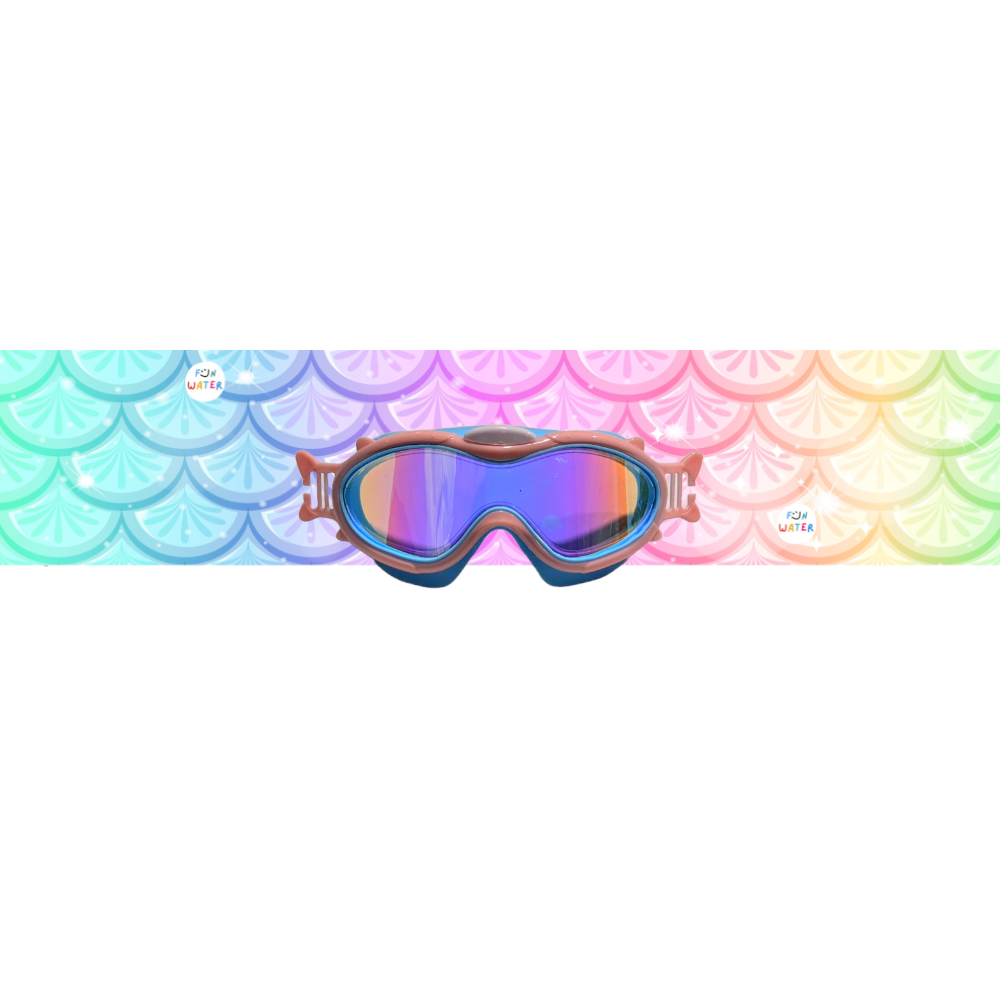 Gafas de Buceo con turbante Fun Water - BabyMask Rosas / Sirenas