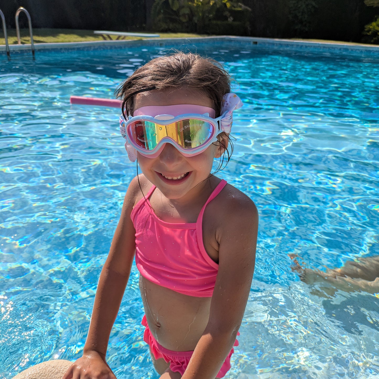 Gafas de Buceo con turbante Fun Water - BabyMask Rosas / Sirenas