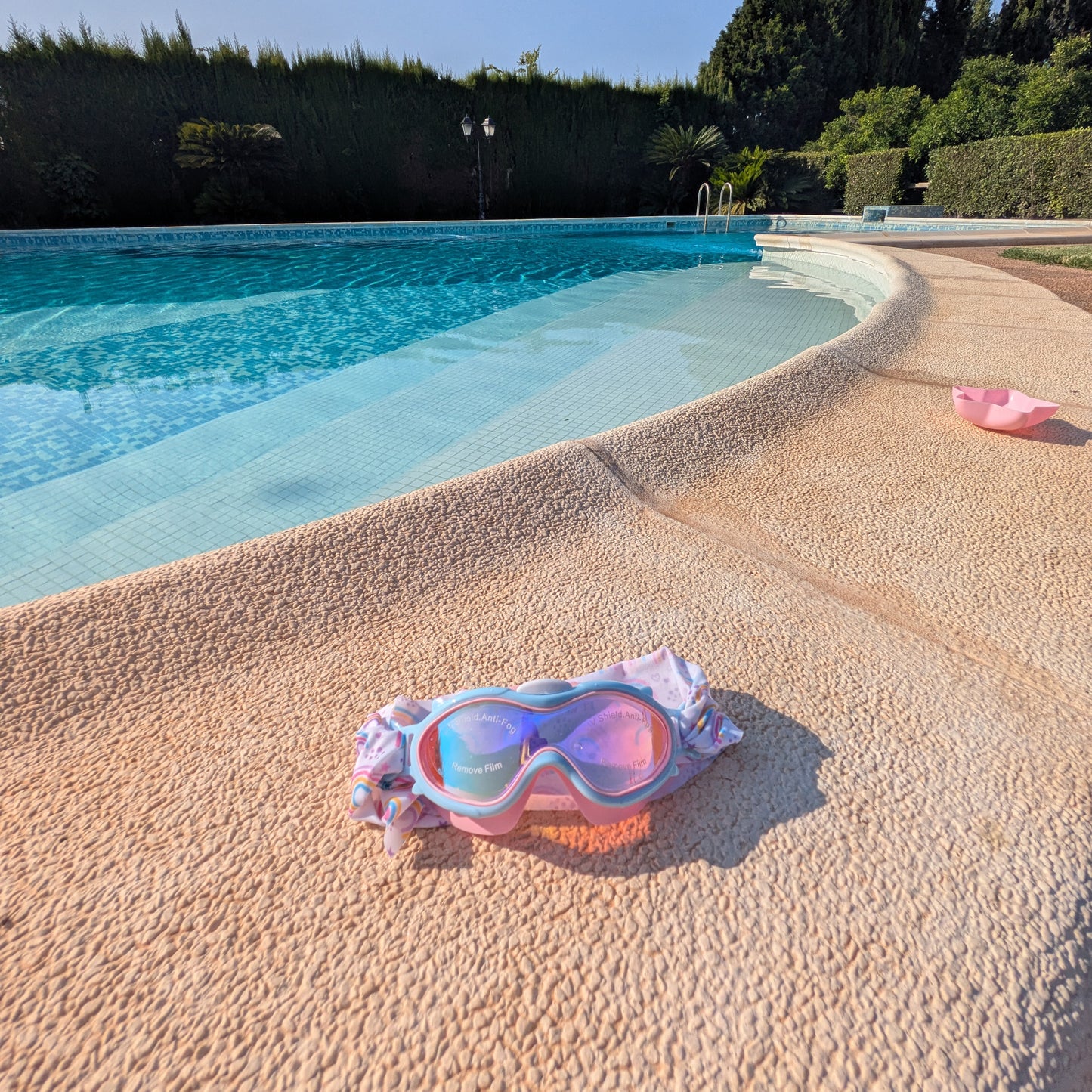 Gafas de Buceo con turbante Fun Water - BabyMask Rosas / Sirenas