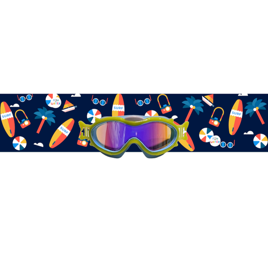 Gafas de Buceo con turbante Fun Water - BabyMask Amarillas / Surf