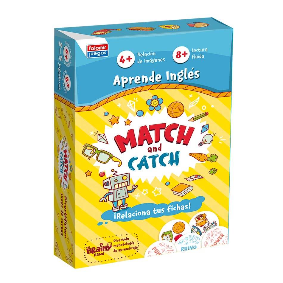 Aprende inglés Match and Catch - Falomir Juegos