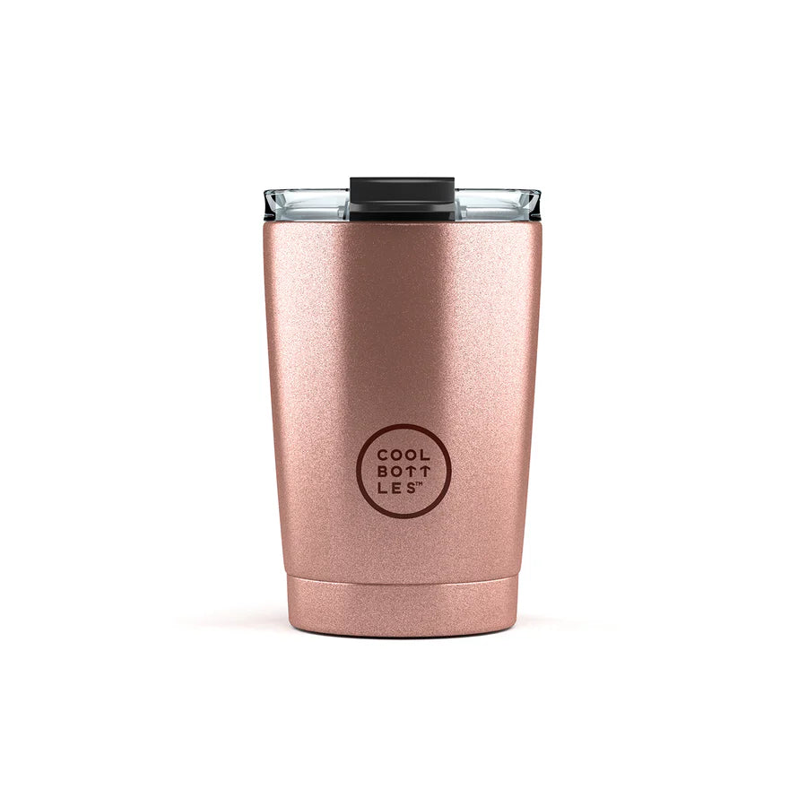 Vaso de Acero Inoxidable 330ml Cool Bottles Colors - Metallic Rose