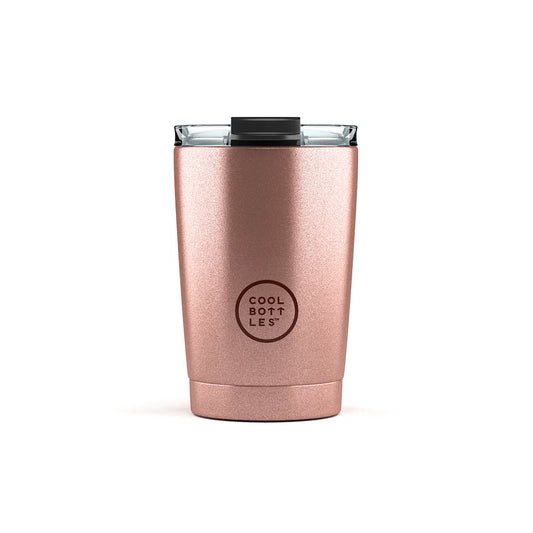 Vaso de Acero Inoxidable 330ml Cool Bottles Colors - Metallic Rose