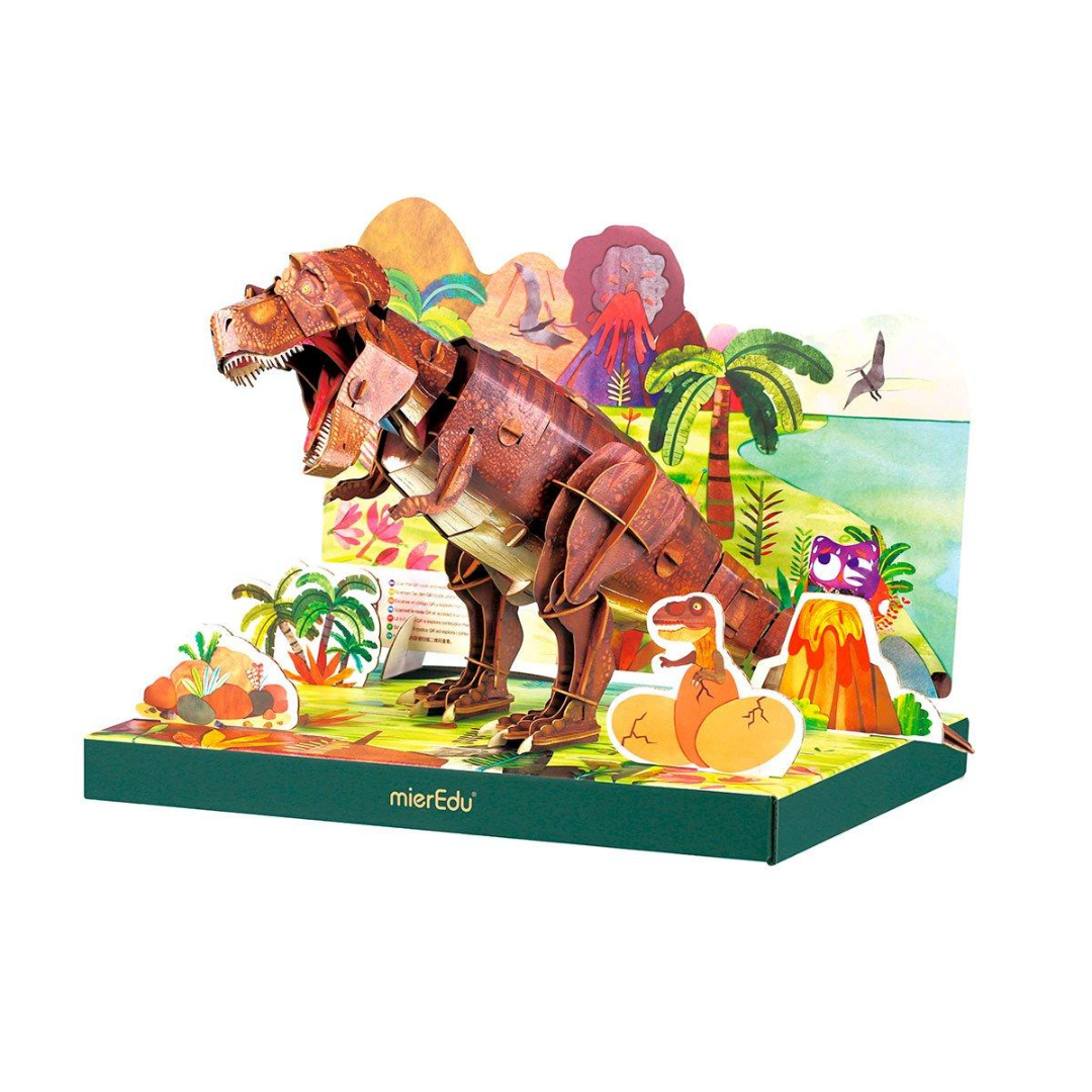 Puzzle Ajustable 3D T-Rex MierEdu