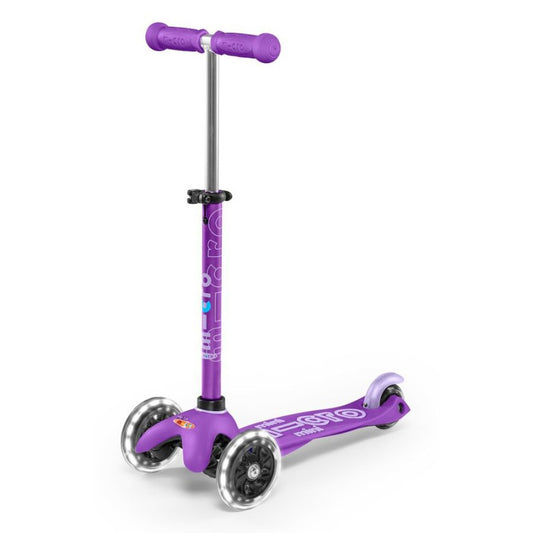 Patinete Micro mini Deluxe Led Lila