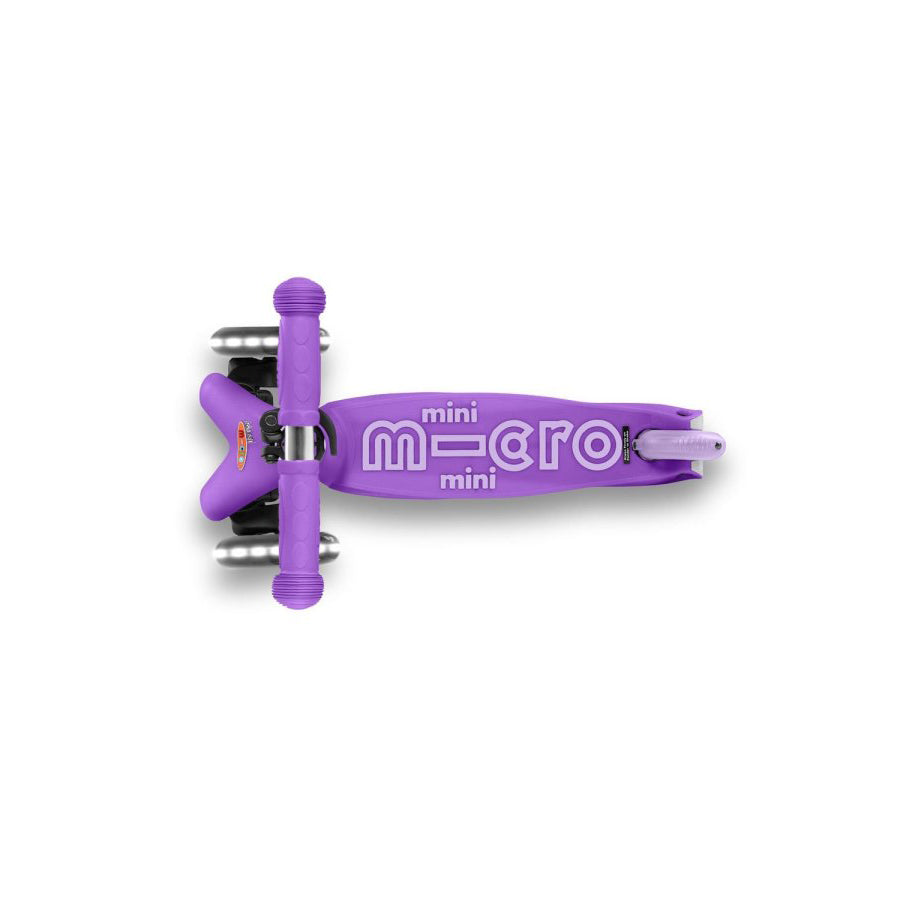 Patinete Micro mini Deluxe Led Lila