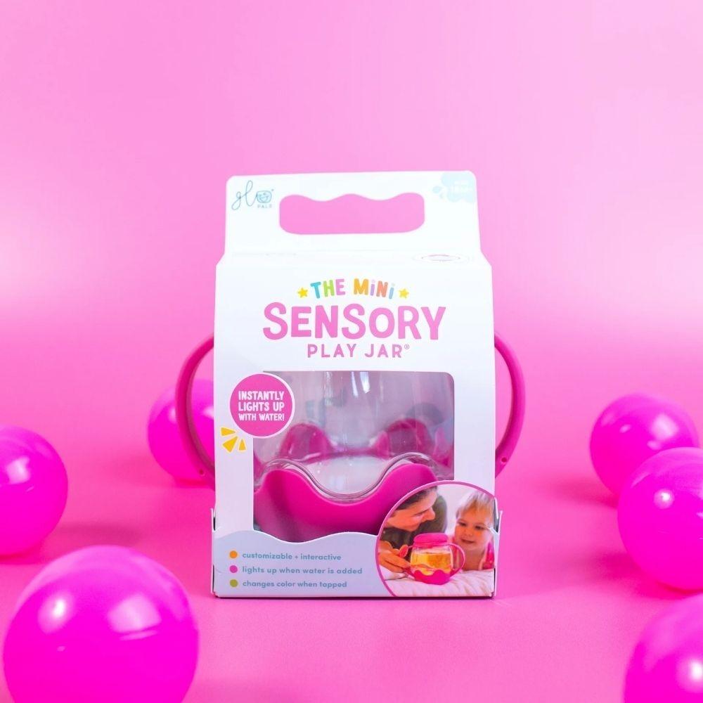 Mini jarra sensorial GloPals - Rosa