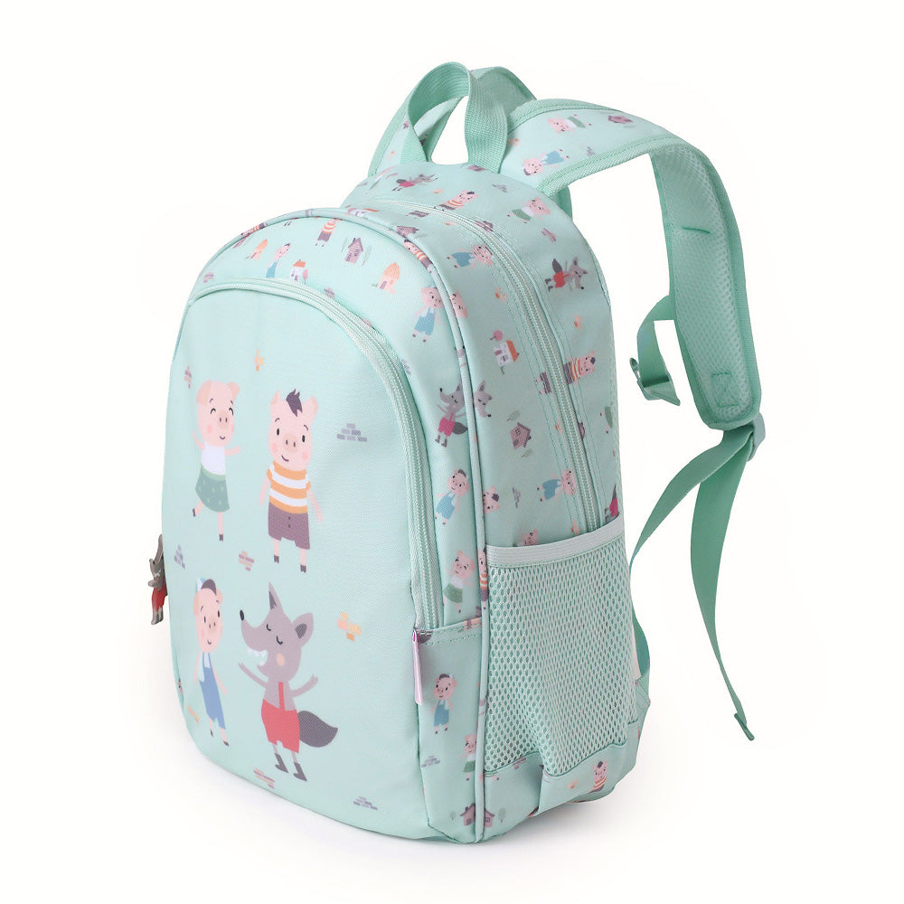 Mochila Mediana + Llavero Tutete The Three Little Pigs