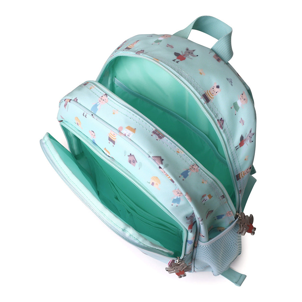 Mochila Mediana + Llavero Tutete The Three Little Pigs