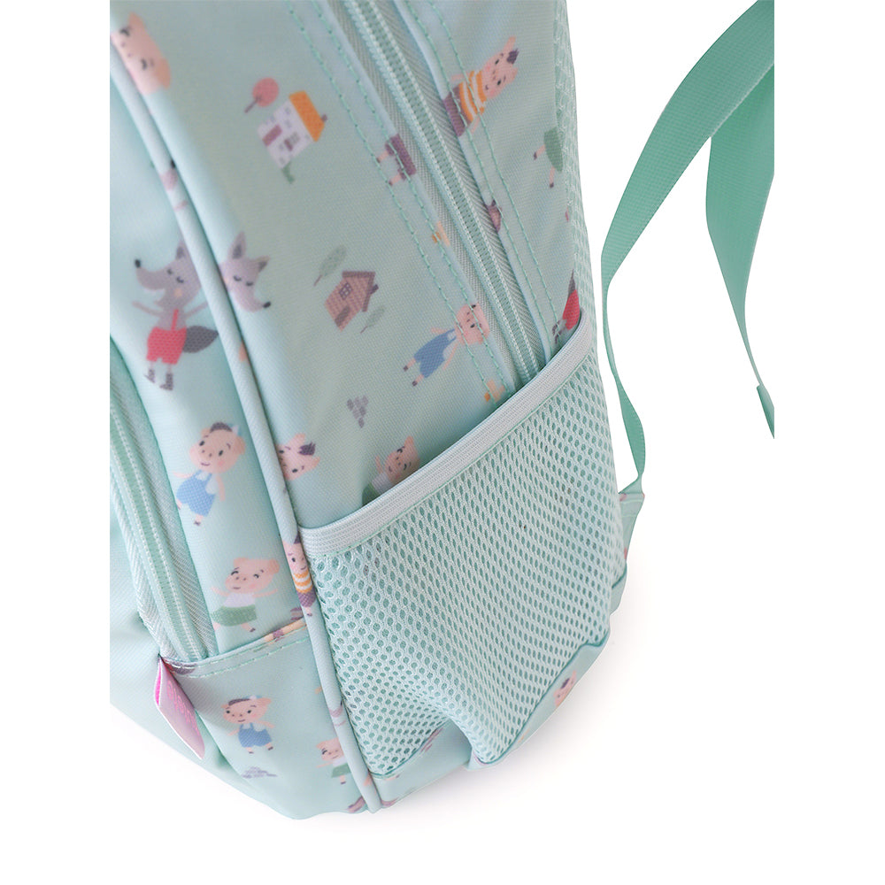 Mochila Mediana + Llavero Tutete The Three Little Pigs