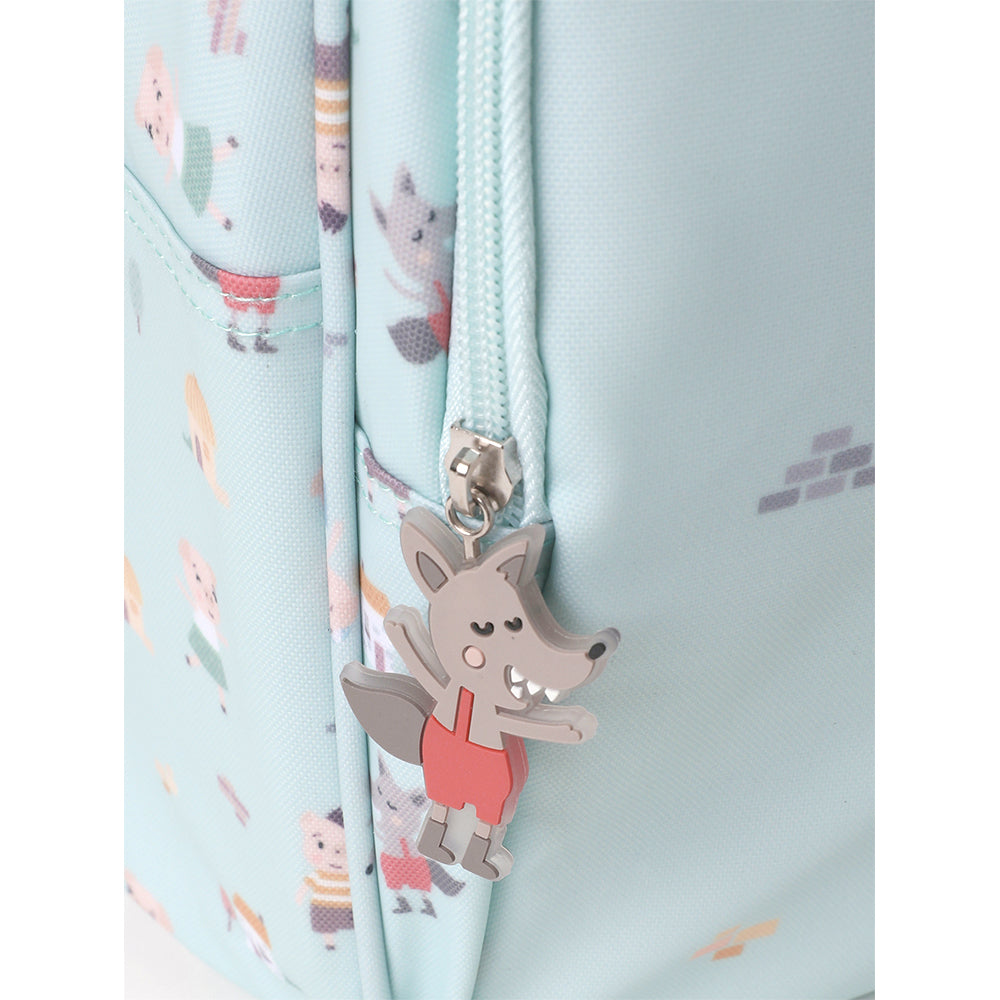 Mochila Mediana + Llavero Tutete The Three Little Pigs