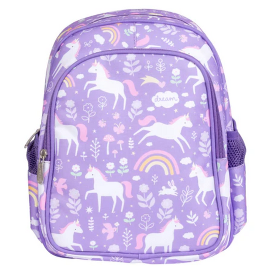 Mochila con bolsillo térmico - A Little Lovely Company Unicorn Dreams