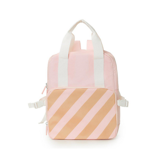 Mochila térmica Big Stripes Pink Monnëka - Tutete