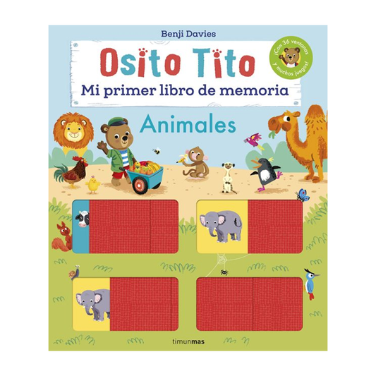 Osito Tito. Mi primer libro de memoria - animales