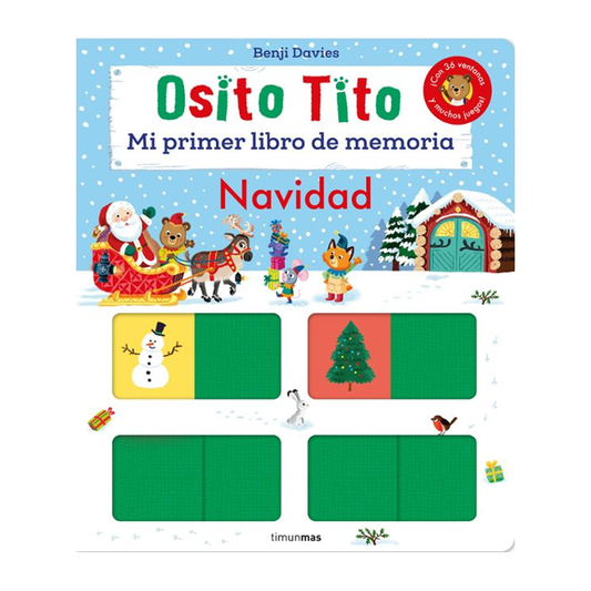 Osito Tito. Mi primer libro de memoria - navidad