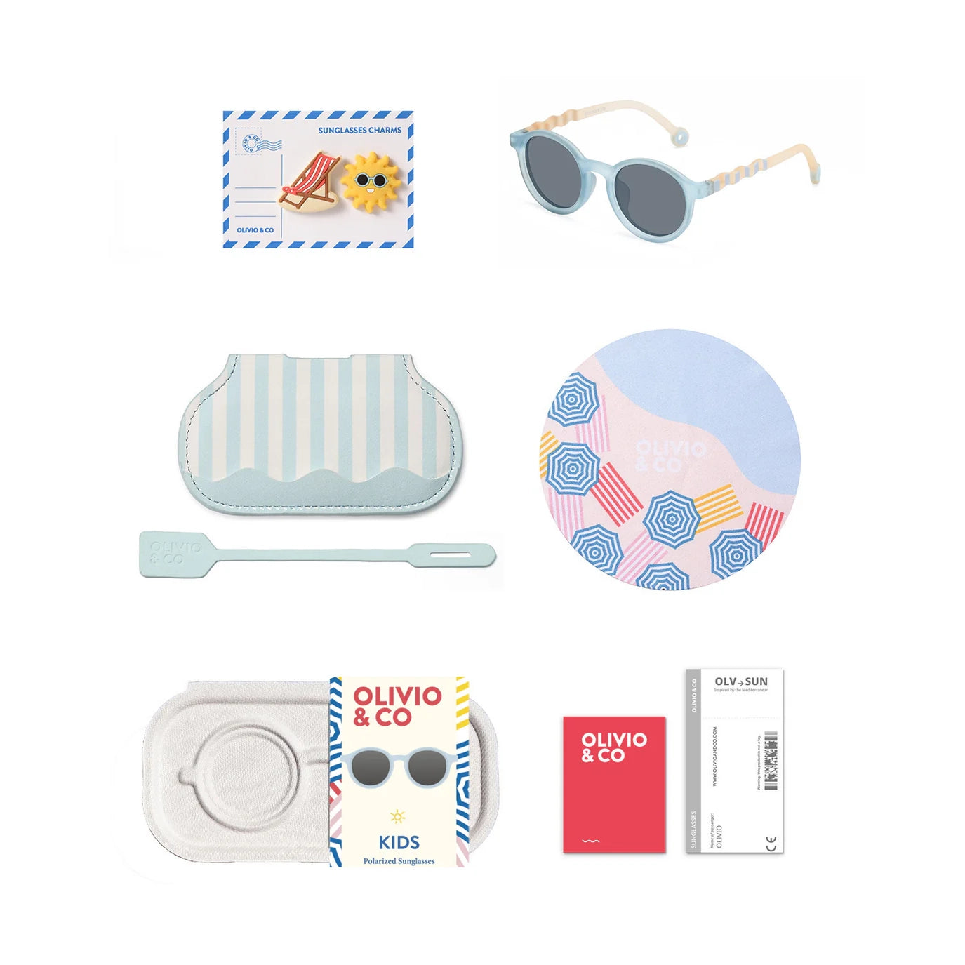 Gafas de Sol OLIVIO & CO - Oval Sailing Blue