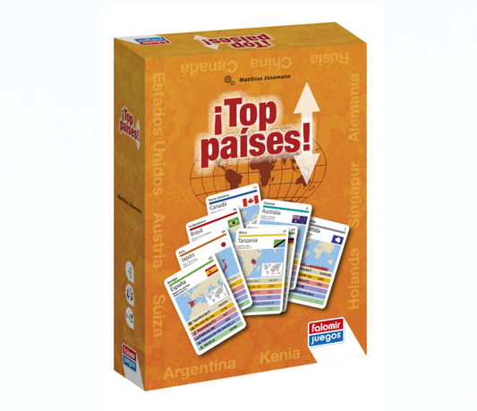 Juego educativo Top Paises - Falomir Juegos