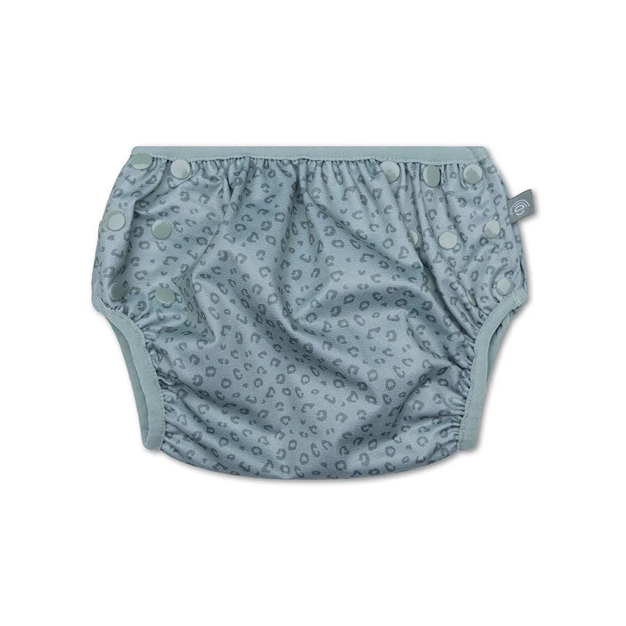 Bañador Pañal Swim Essentials - Leopard Verde