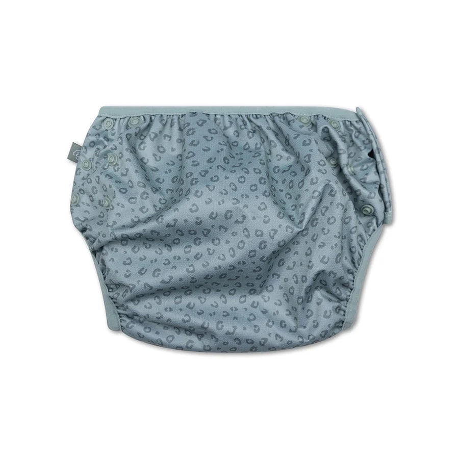 Bañador Pañal Swim Essentials - Leopard Verde