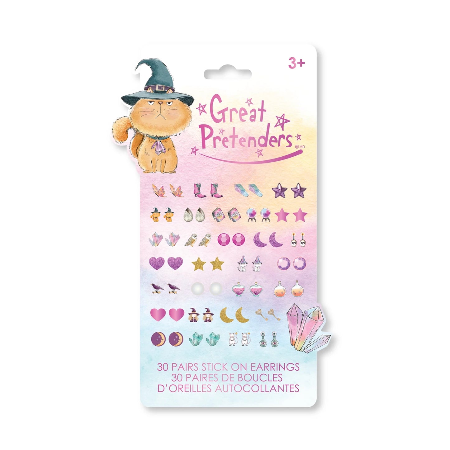 Pendientes adhesivos Great Pretenders - Cat
