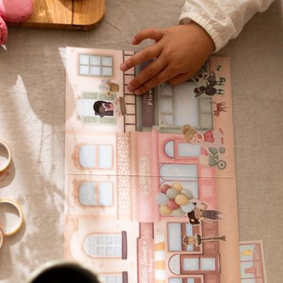 Libro de pegatinas Little Dutch - Rosa's shopping