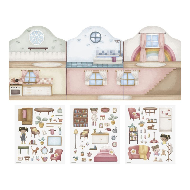 Libro de pegatinas Little Dutch - Rosa's house