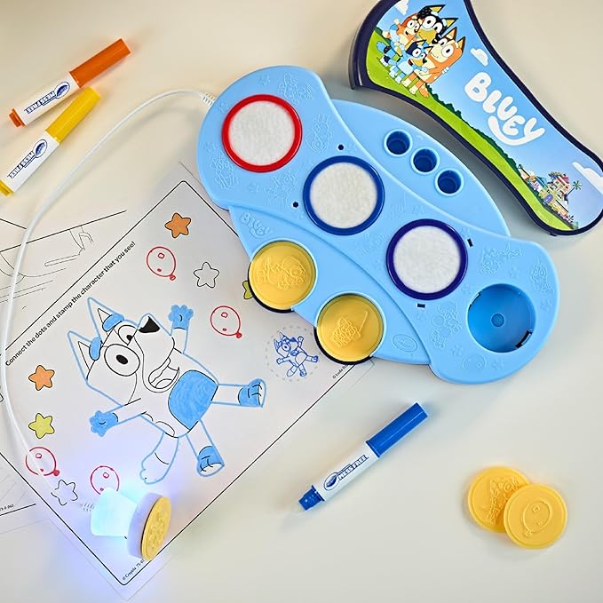 Sellos sin Manchas Bluey Crayola