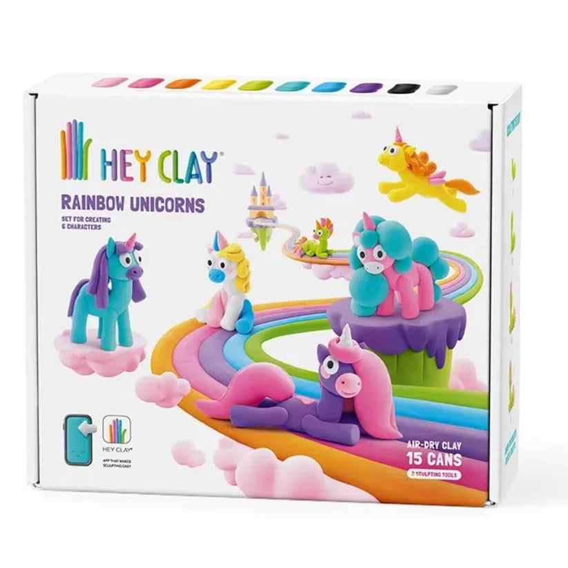 Plastilina Interactiva Unicornios- Hey Clay