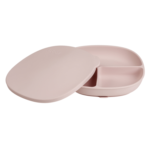Plato de silicona con tapa B.Box - Blush