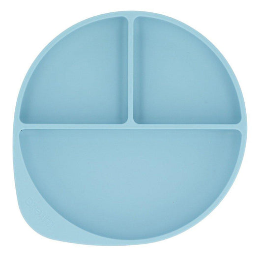 Plato de silicona con ventosa Tutete Sky Blue