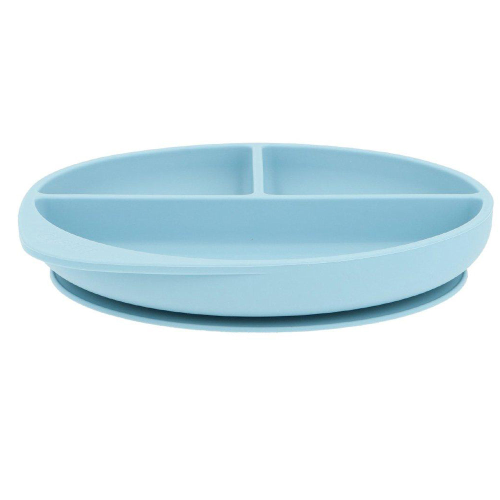 Plato de silicona con ventosa Tutete Sky Blue