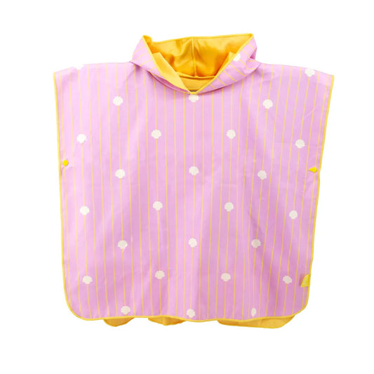 Poncho de Playa Microfibra Quut - Banana Pink.