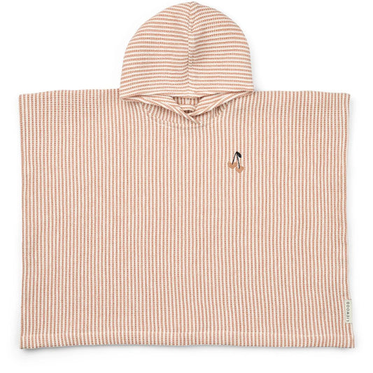 Poncho Paco Liewood Stripes Tuscany Rose Creme