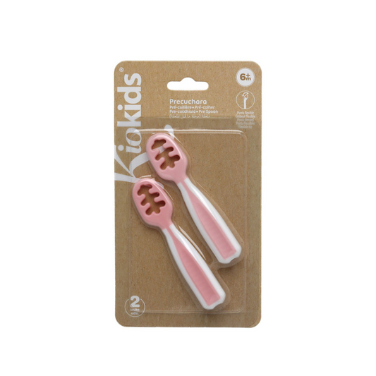 Pack 2 pre cucharas Kiokids - Rosa