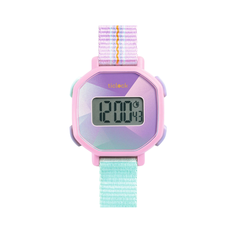 Reloj digital Ticlock Purple Prisma