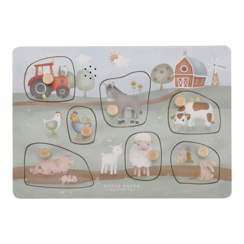 Puzzle con sonido  Pequeña Granja Little Dutch