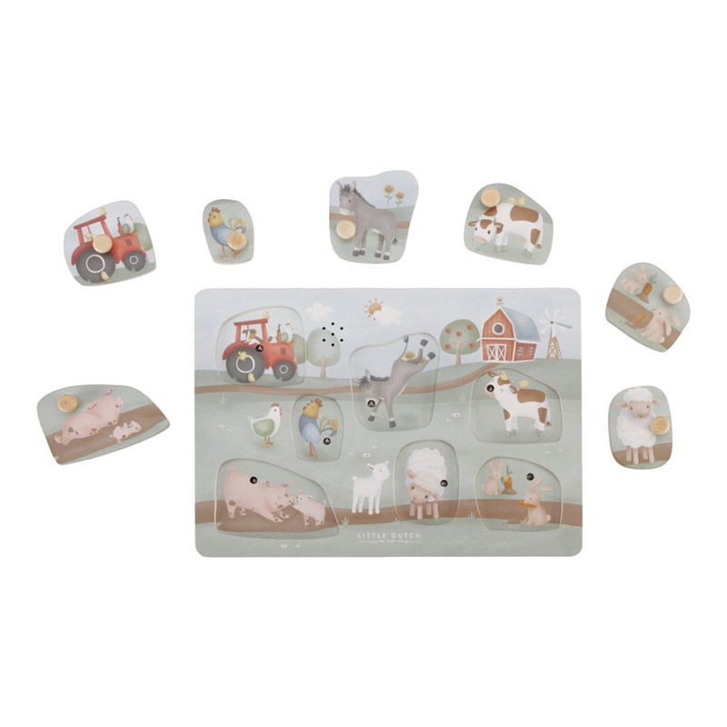 Puzzle con sonido  Pequeña Granja Little Dutch