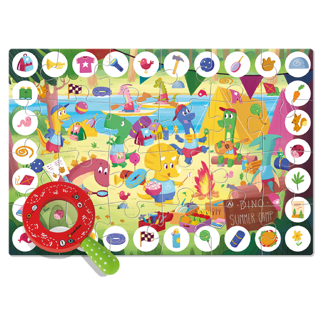 Puzzle Zoom: Dinosaurios - Ludattica