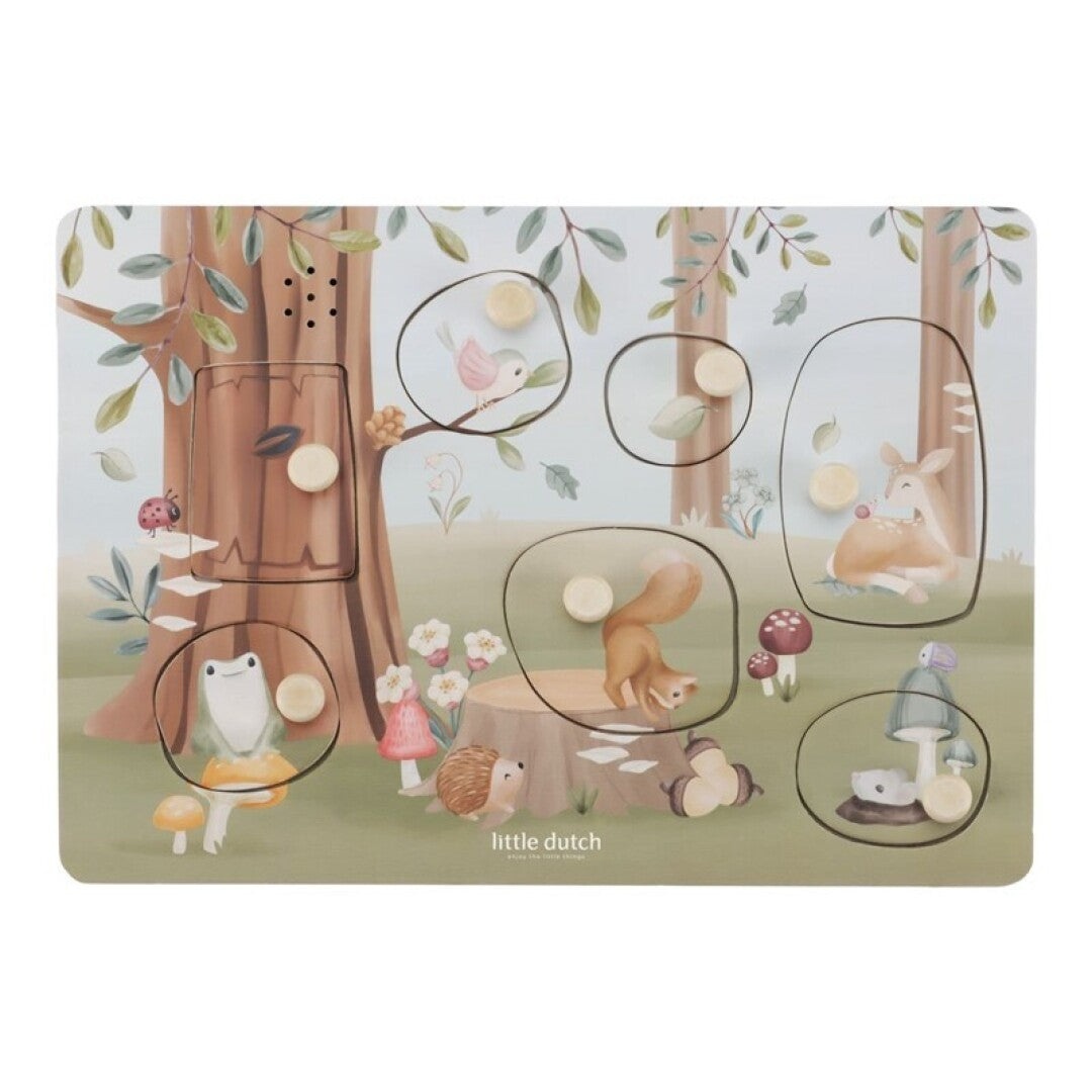 Puzzle con sonido Forest Friend Little Dutch