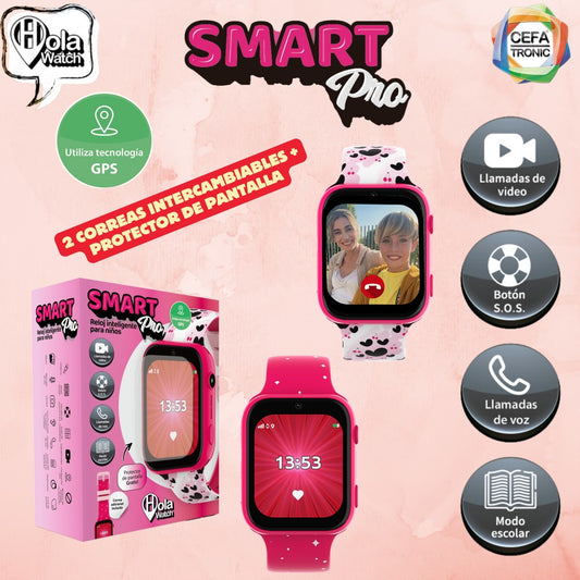 Reloj inteligente Holawatch "Smart Pro Pink" - Cefa Tronic
